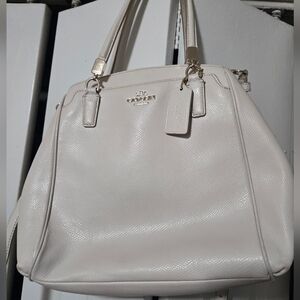 Coach White Leather Women's Bag